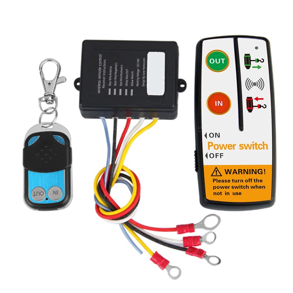 Cordless Electric Winch Remote 50 Feet Range Compatible With Multiple Brands