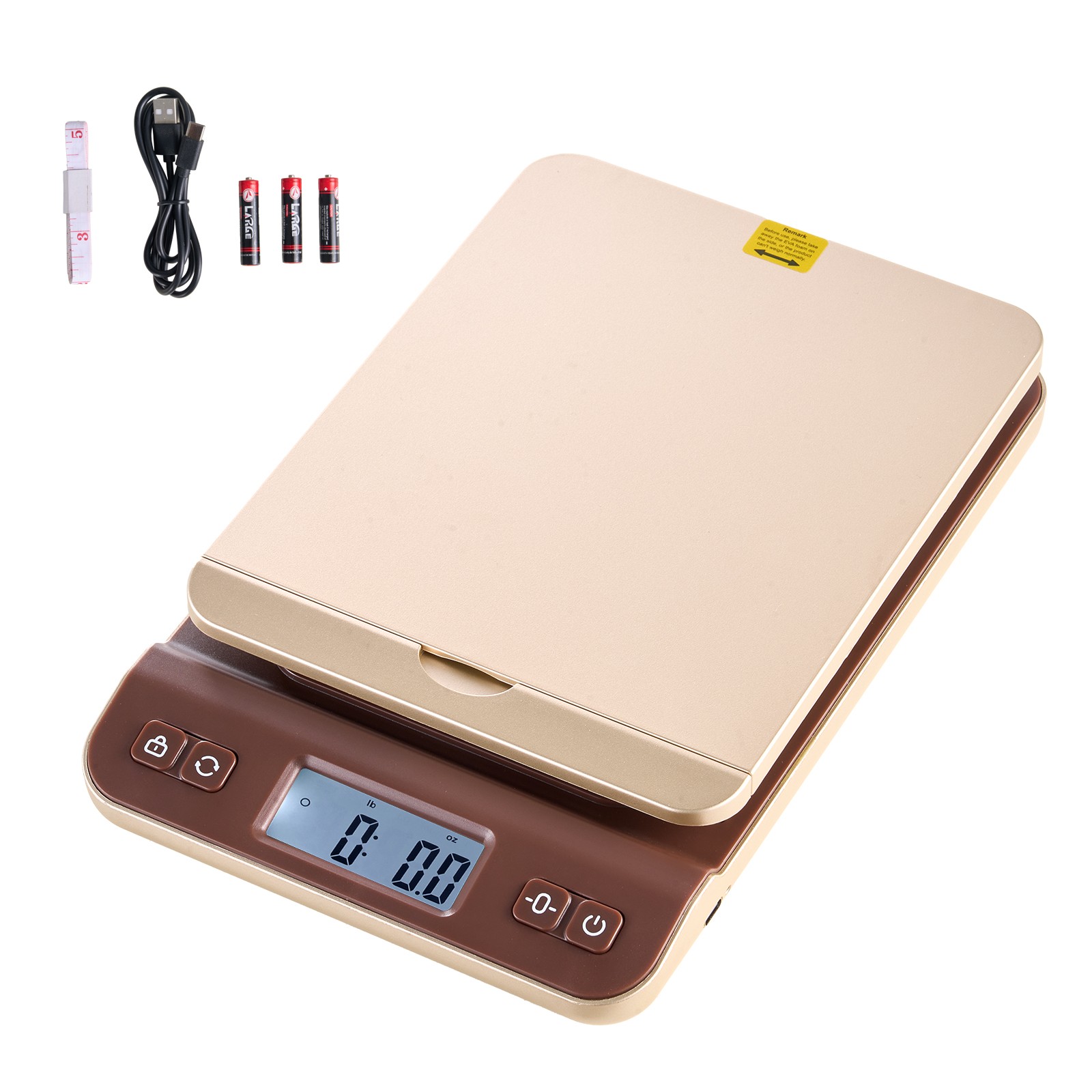 VEVOR 88 lbs Digital Shipping Postal Scale 0.1 oz High Accuracy Postal Scale