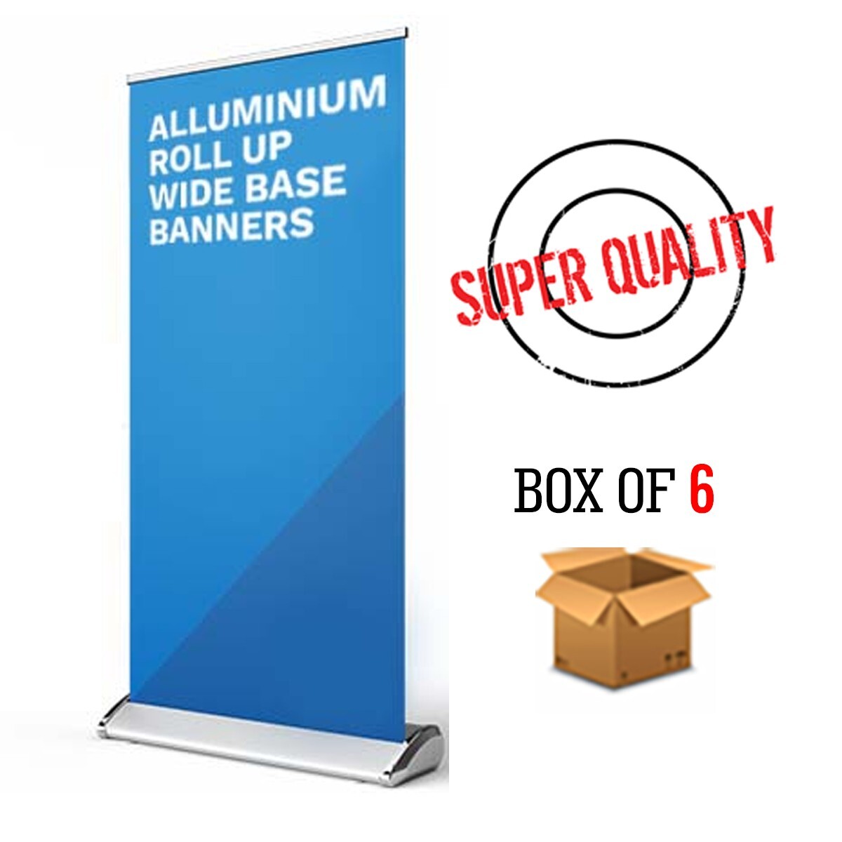 Retractable Banner Stand Deluxe Trade Show Display Carry Bag ( 6 Pcs 33″ x80″)