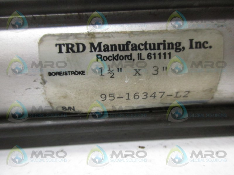 TRD 1.5 x 3.0 PNEUMATIC CYLINDER UNMP