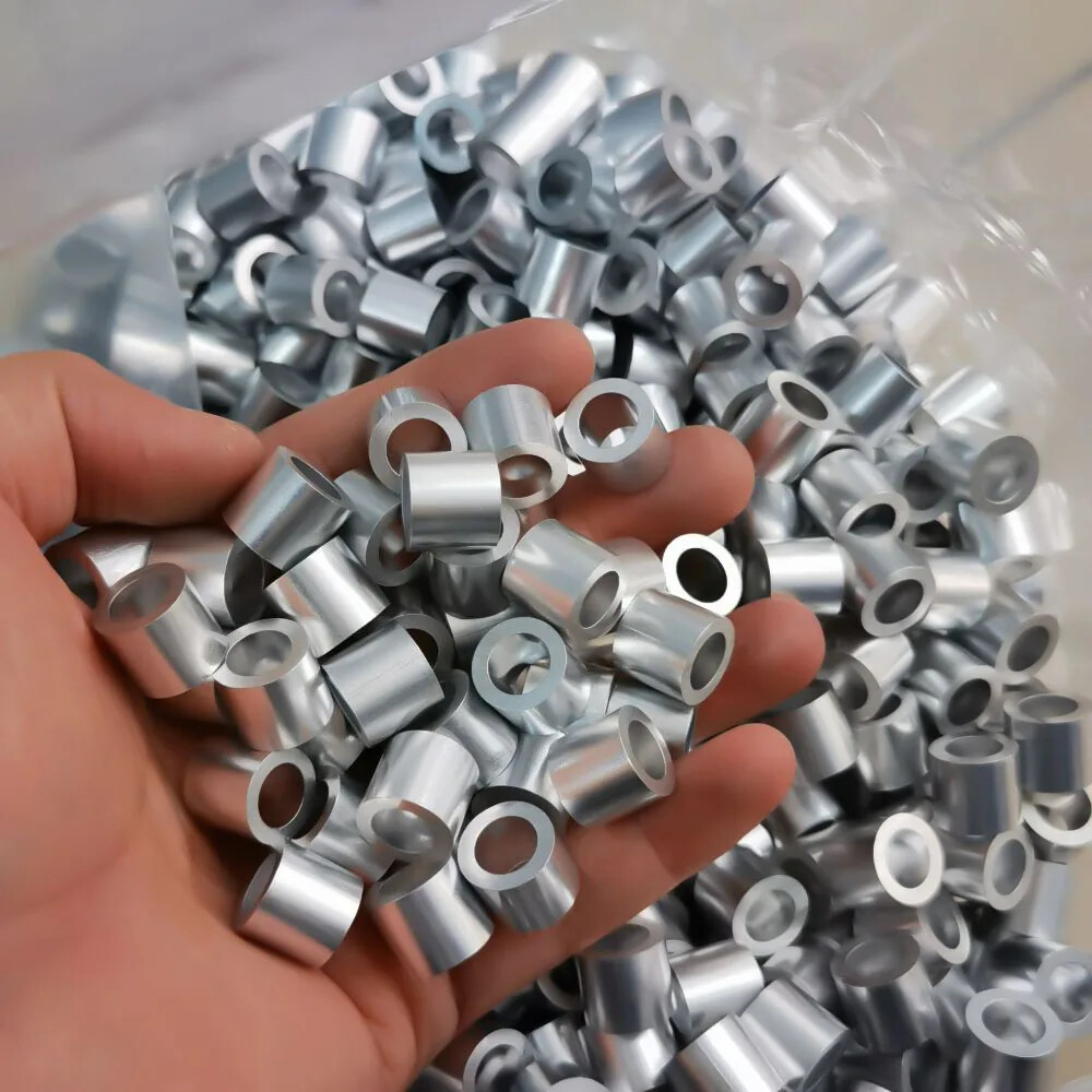 5000pcs Aluminum Tube Cutting OD 3-6mm Wall Thickness 0.25-0.5mm Long 2-6.5mm