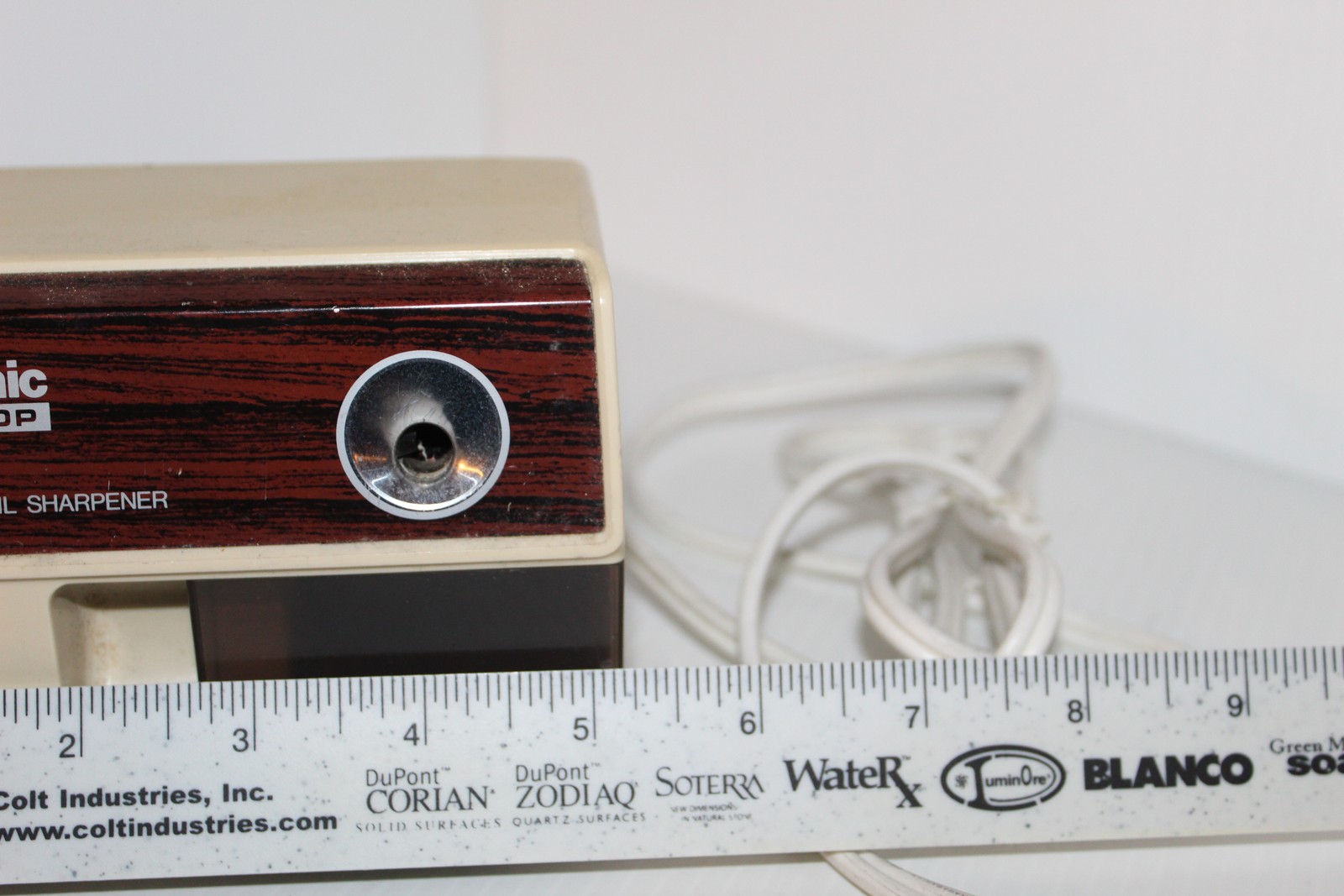 Vintage Panasonic AUTO-STOP Electric Pencil Sharpener KP-110 Made in Japan