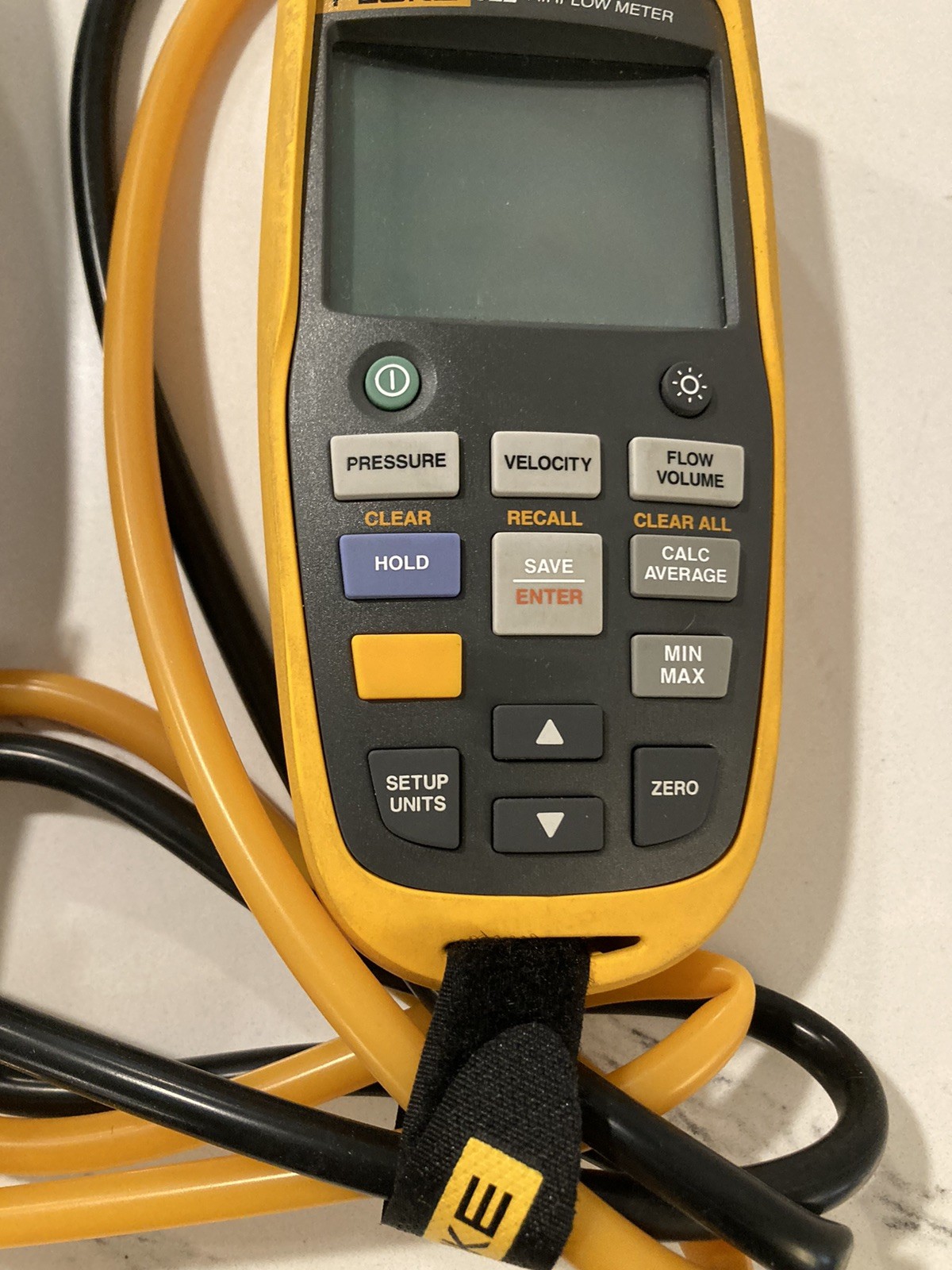 Fluke 922 Airflow Meter/Micromanometer Air Pressure Velocity Volume Temperature