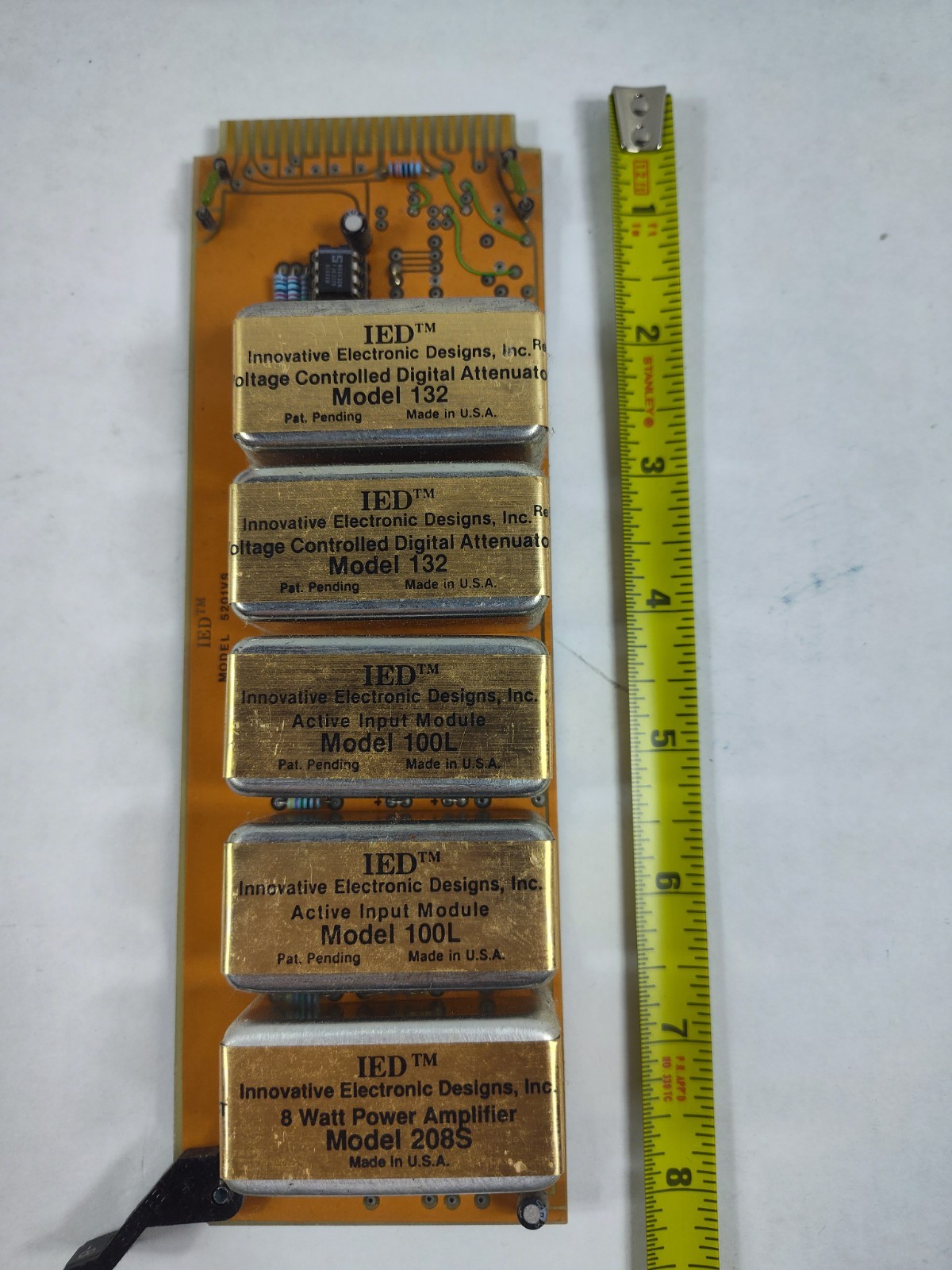 Innovative Electronic Designs IED, 8watt amp 208S Input/Output modules Board2