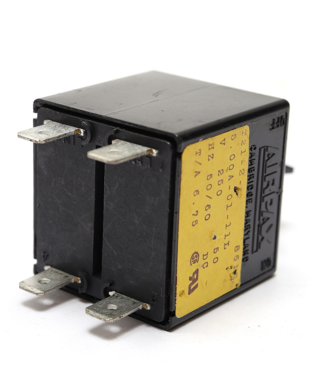 Airpax T21-2-5.00-01-11L 250V, 5 Amp Circuit Breaker