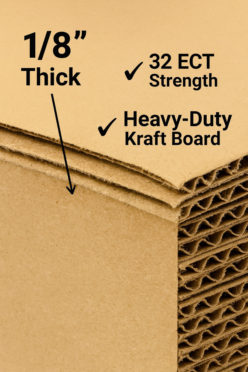 6×9 Corrugated Cardboard Pads 1/8″ Thick 32 ECT Mailer Inserts 25-200 Villago