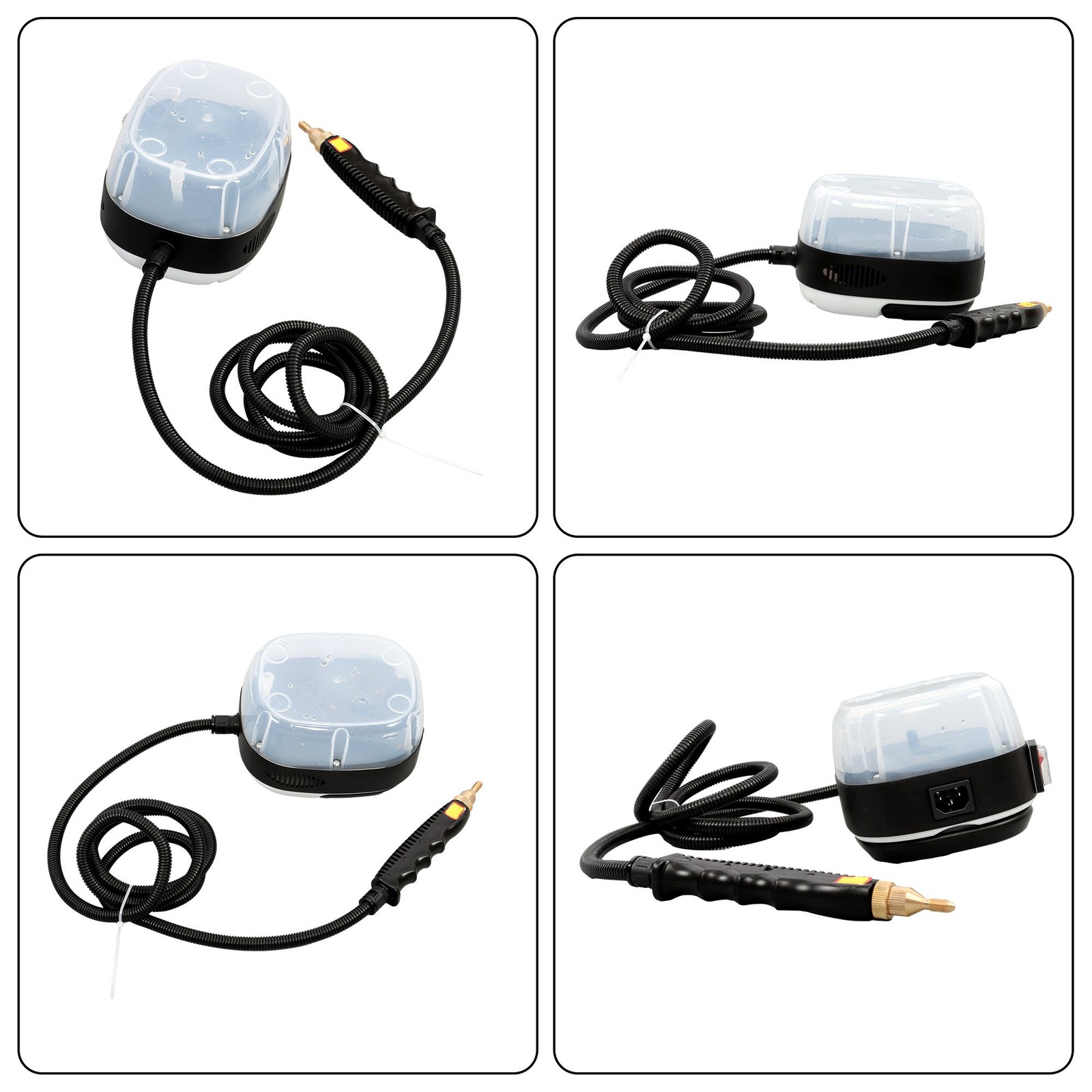 Heavy Pressure Steam Cleaner 2500W 1000ml Tank for Grill&Patio Furniture White