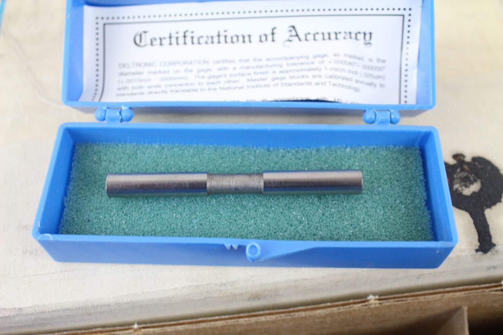 12 New Deltronic Plug Gauge Set in Box 0.2500 0.8750 0.3754 0.6299 0.3763 0.6825