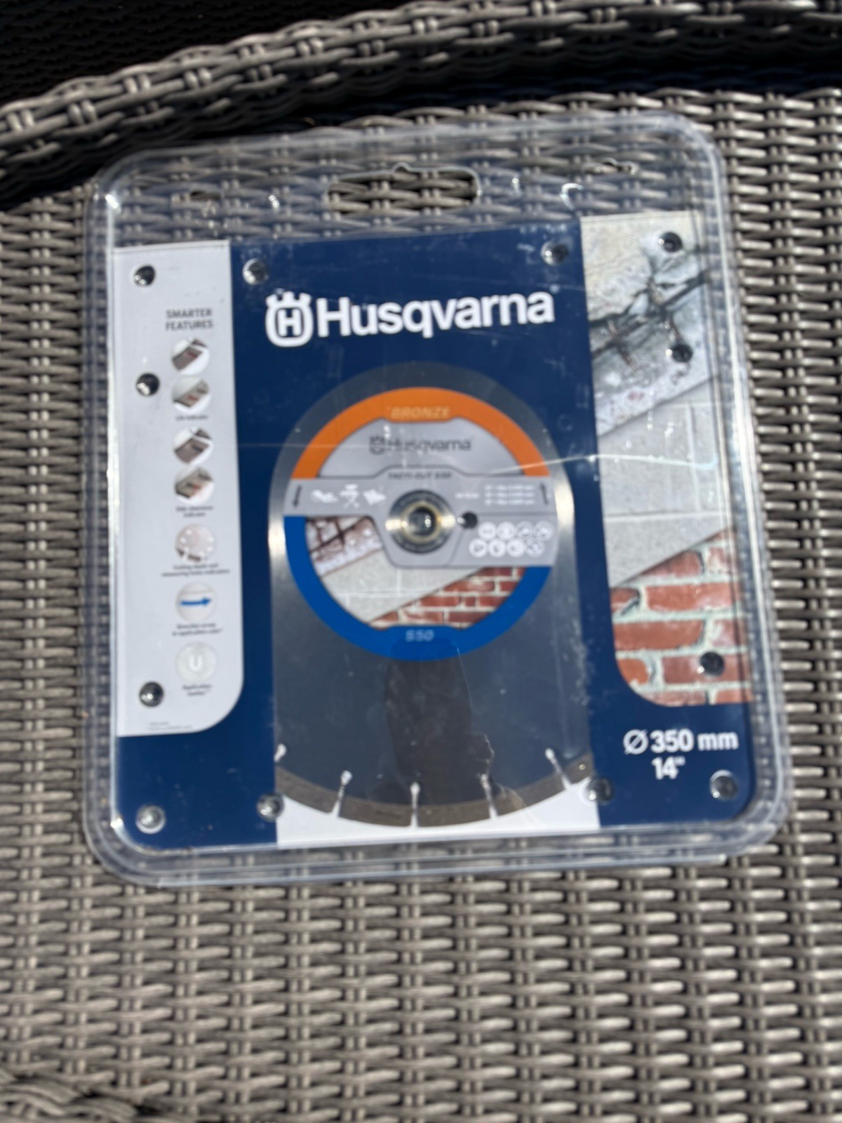 Husqvarna Tacti-Cut S50 Concrete Diamond Blade- 14″ w/ Universal Arbor