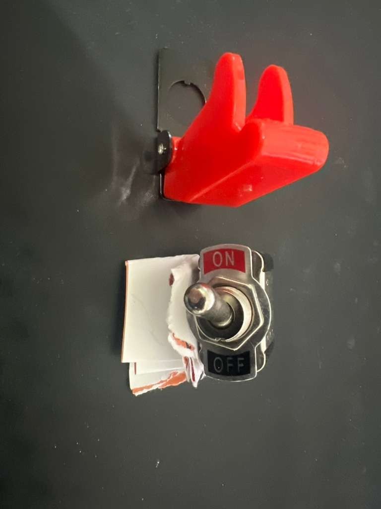 Pilot Automotive Performance Toggle Switch with Red Safety Cover