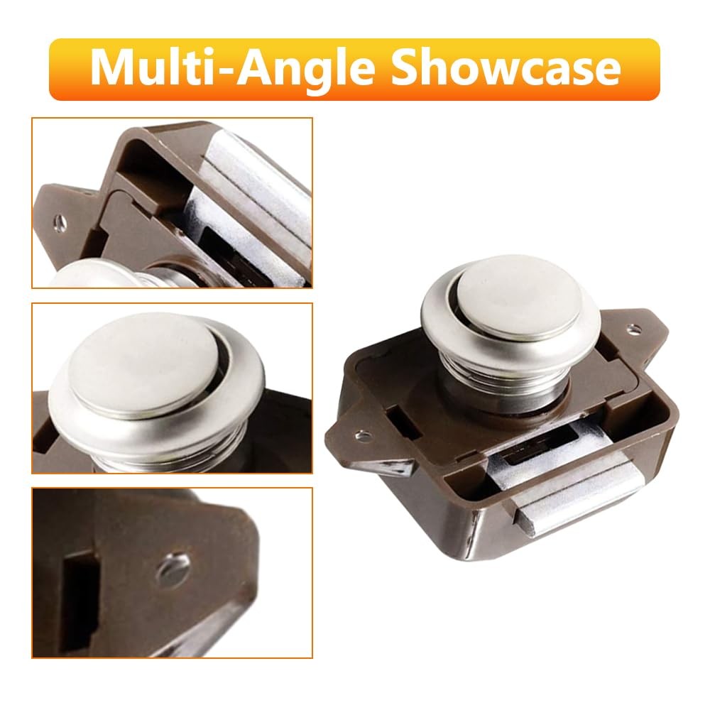 1518mm Motorhome Caravan Cabinet Drawer Cupboard Push Button Catch Lock