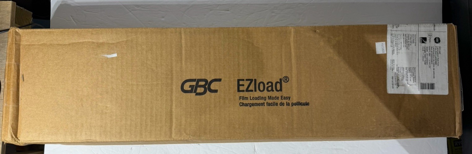 2 Rolls GBC 3000004EZ Thermal Laminating Film Rolls 1.5 Mil 25″X500′ Gloss Clear