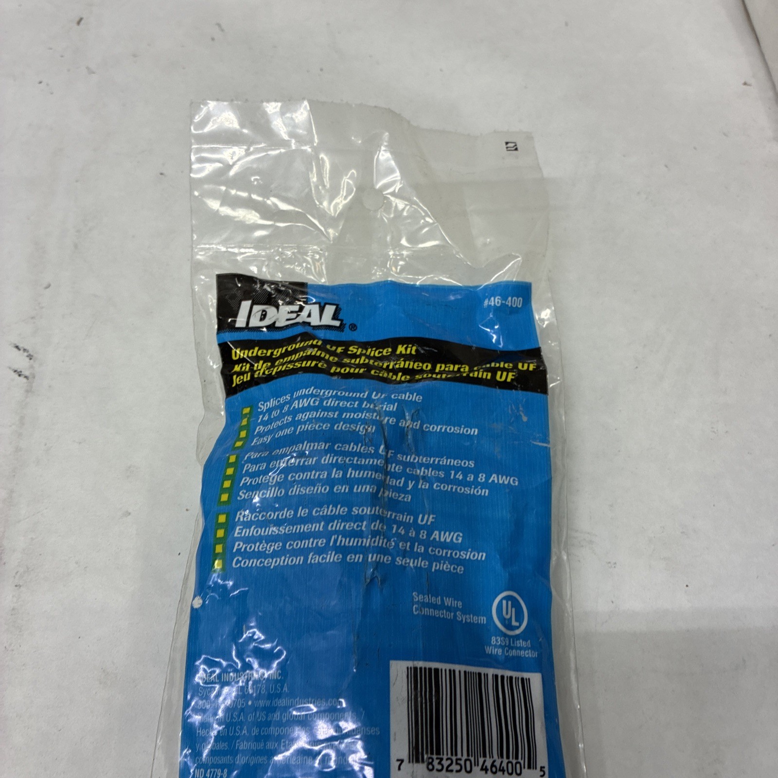 Ideal 46-400 Underground UF Splice Kit 14-8 AWG 600VAC