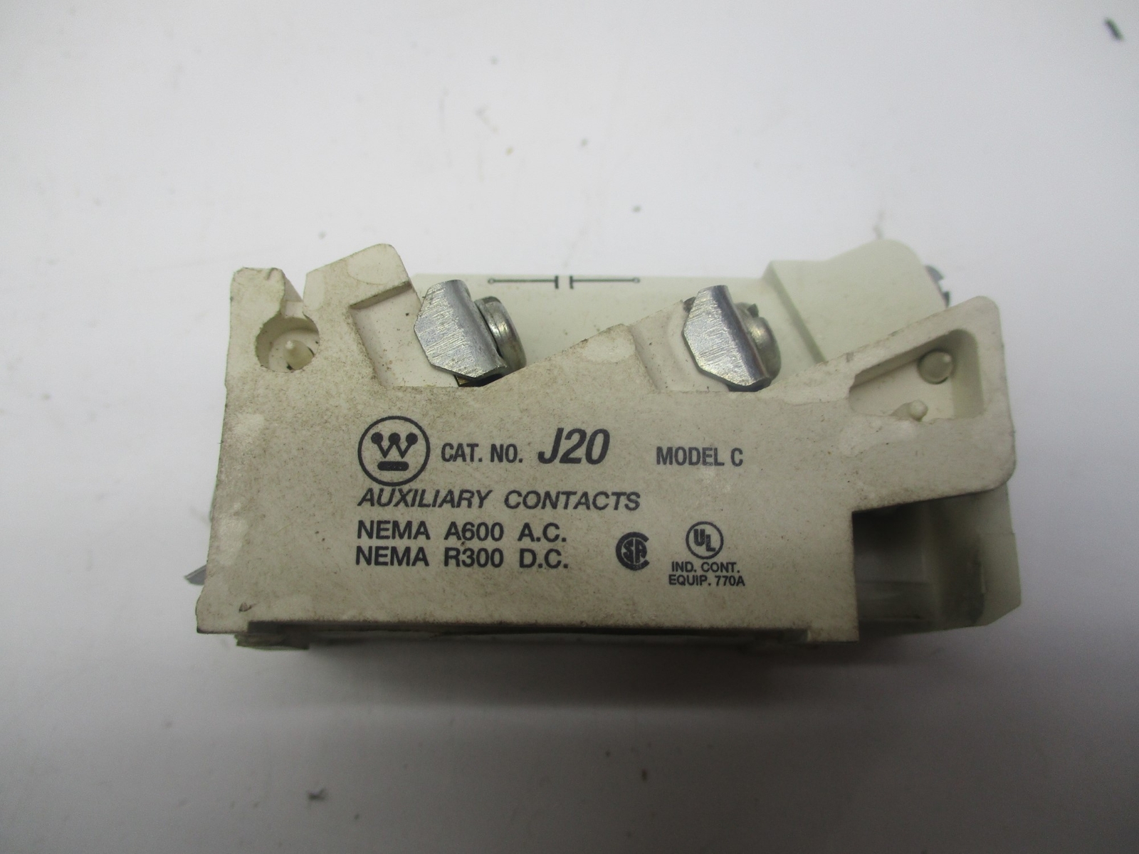 WESTINGHOUSE J20 AUXILIARY CONTACT UNMP