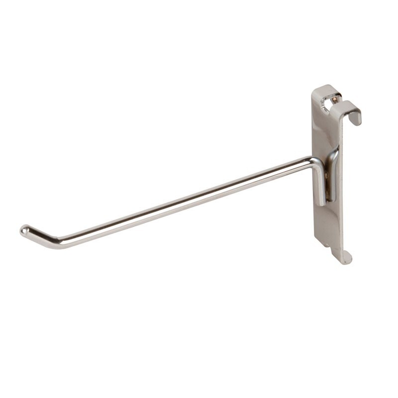 Gridwall Hooks: 1″, 2″, 4″, 6″, 8″, 10″, 12″ – Black, White, Chrome – FREE SHIP!