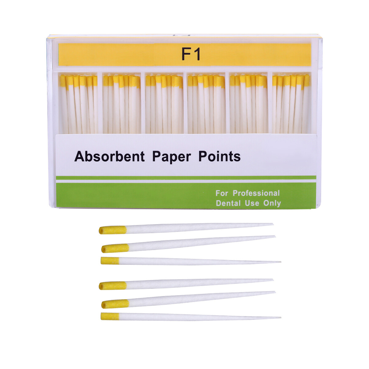 AZDENT Dental EndoGutta Percha Points/Root Canal Absorbent Paper Points F1 F2 F3