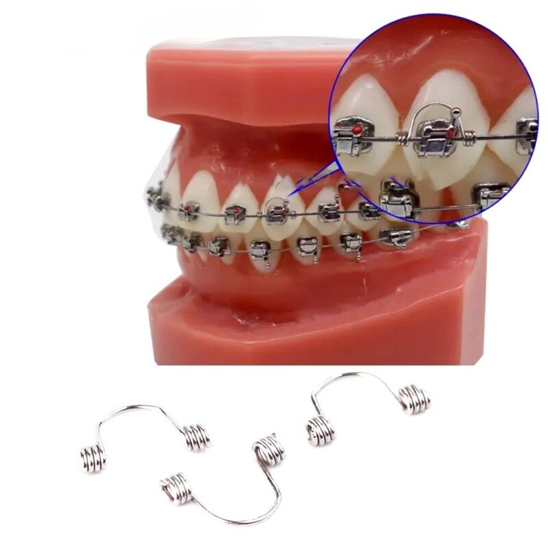 Dental Orthodontic Torquing Spring Single Anterior Teeth Torque Springs Brackets