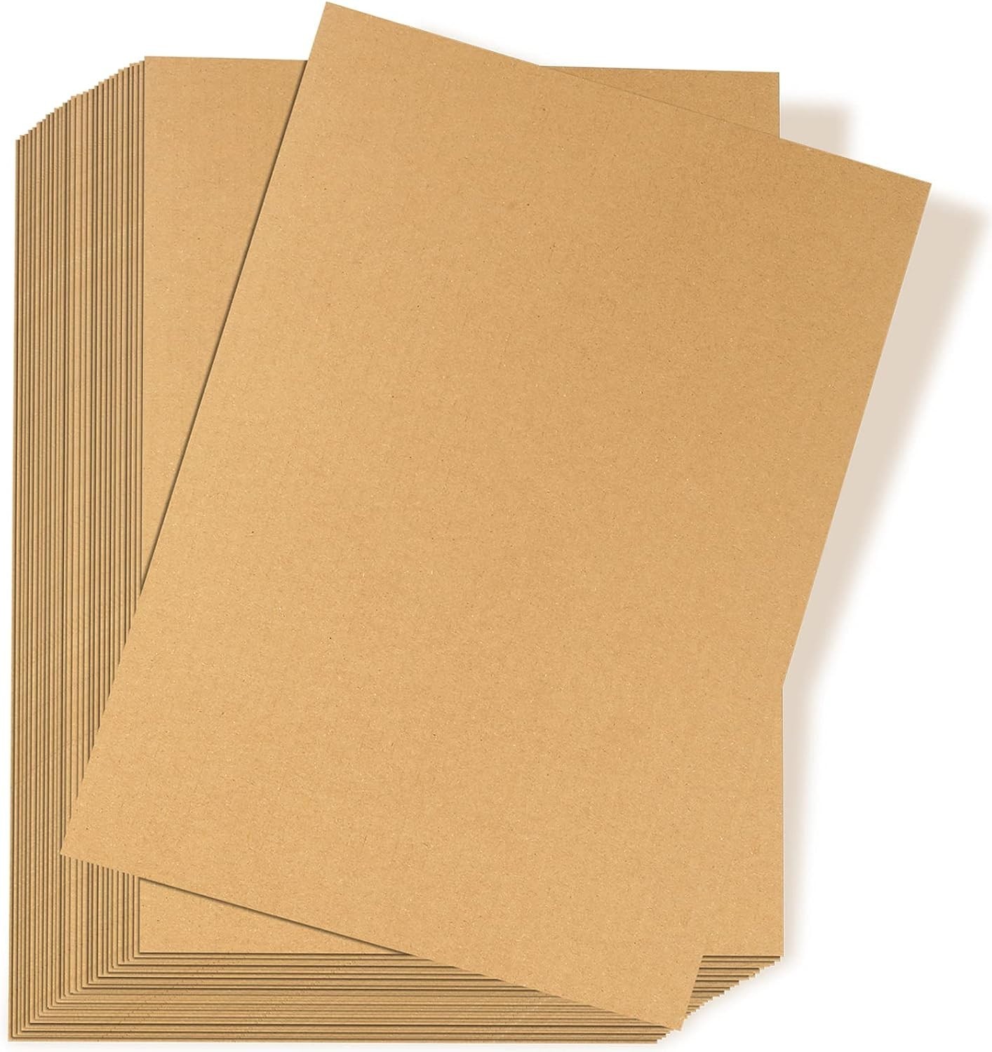 50 Pack Corrugated Cardboard Sheets Flat Hard Cardboard Inserts Back to Schoo…