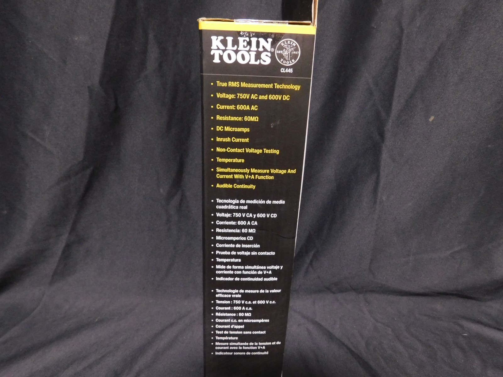New Klein Tools CL445 750V HVAC Clamp Meter (EB64)