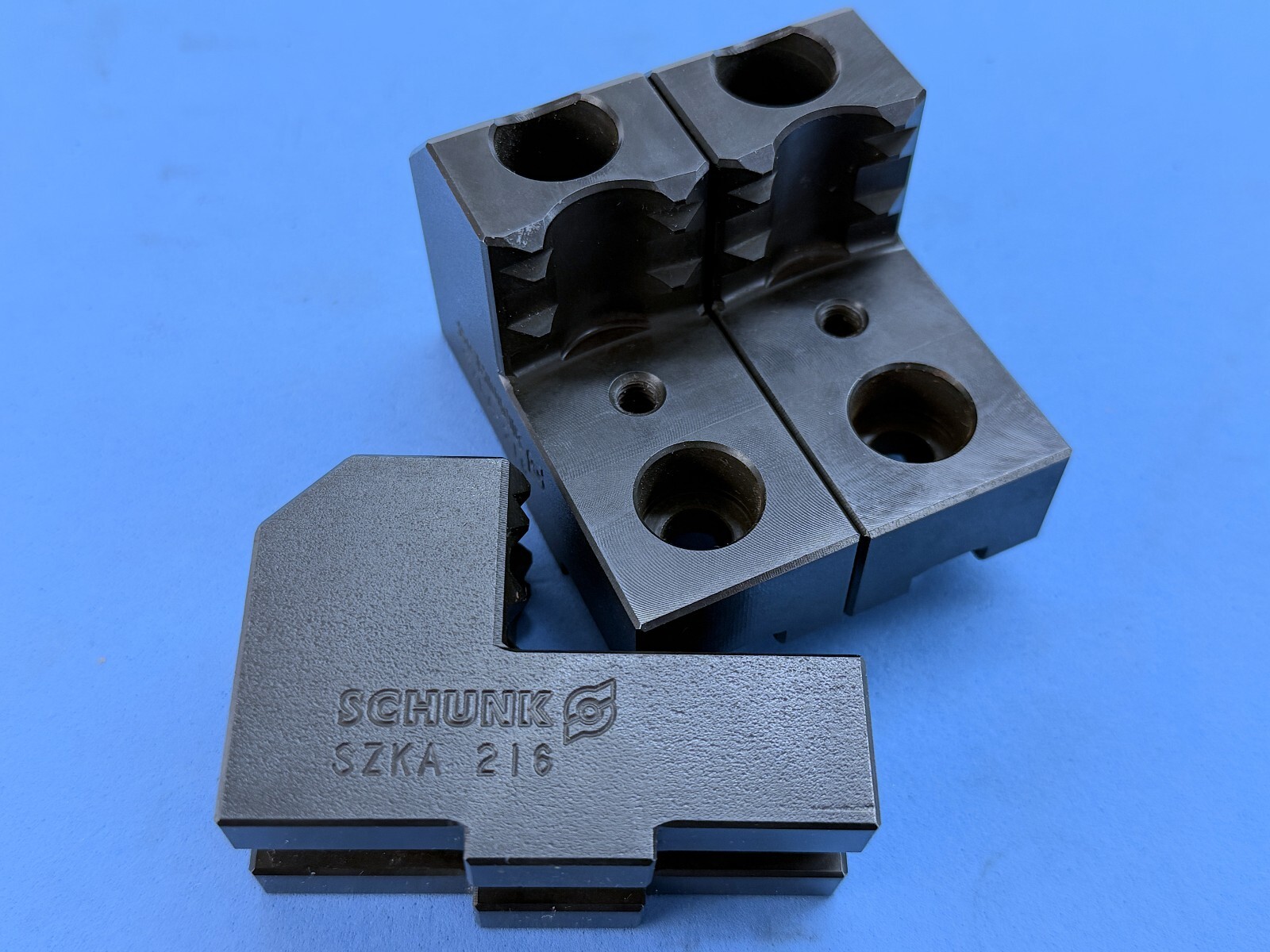 SCHUNK Hard CLAW Jaw ( Set of 3 ) Tongue and groove SZKA 216