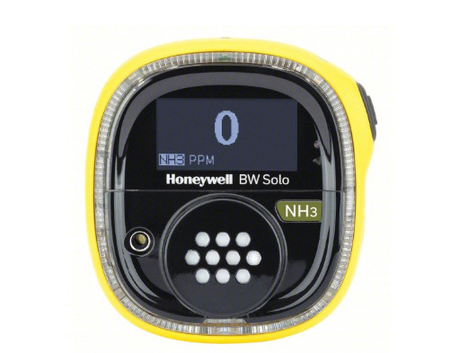 Honeywell Bws1-A2-Y Single-Gas Detector, Audible, Vibrating, Visual, Ammonia NH3