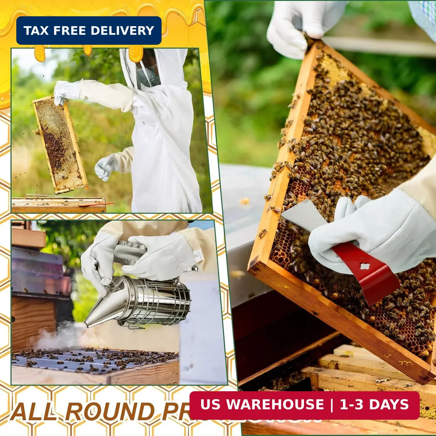 30 Pcs Beekeeping Supplies Beehive Equipment Beekeeping Starter Kit Bee Keeper S