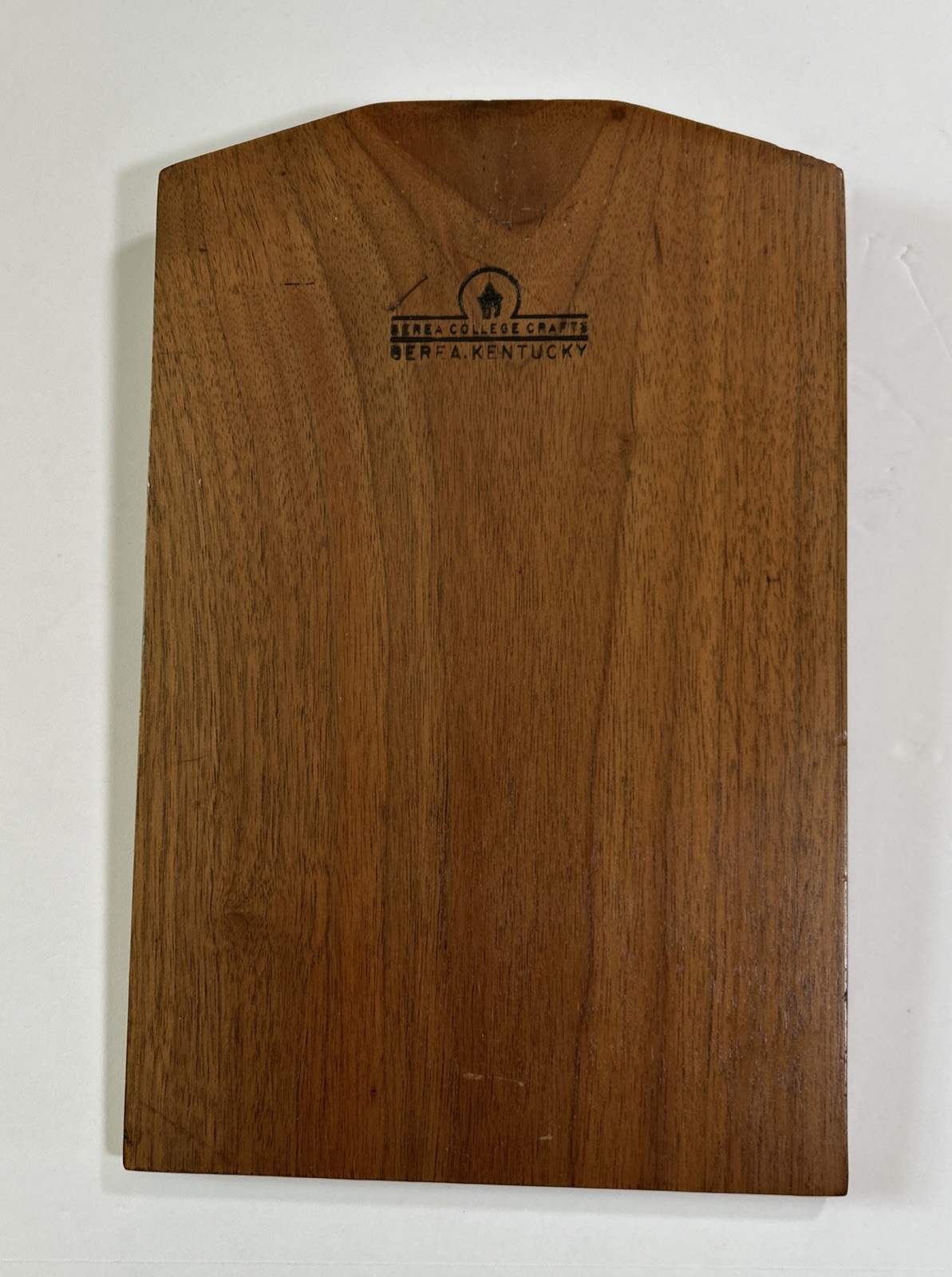 Berea College Crafts Solid Black Walnut Wood Clipboard 9 1/2”x6 1/4”x 1/4″ KY