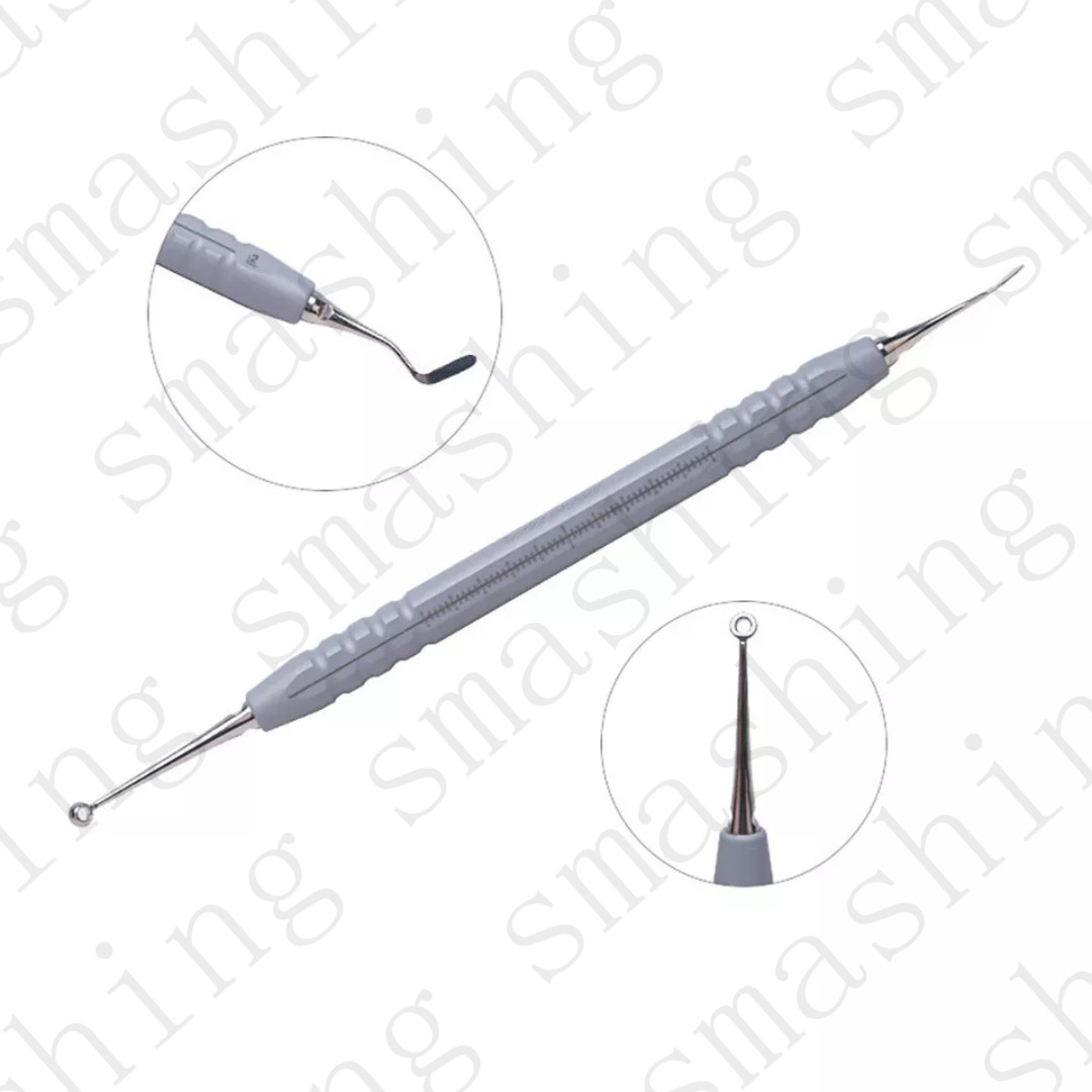 Dental OptraSculpt Foam Pads Kit Veneer Composite Resin Filling Spatula Handle