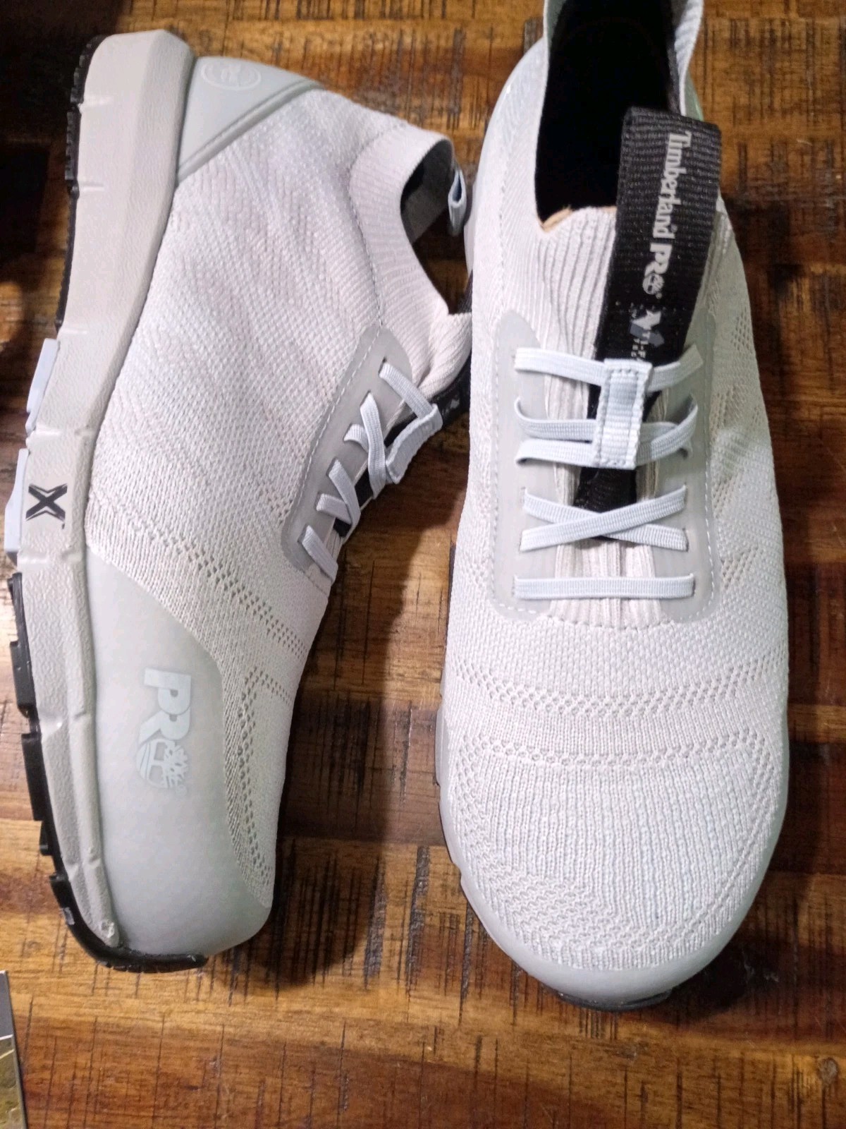 Womens Timberland PRO Radius Composite Safety Toe Work Shoe Gray _ Blue Sz 11.0