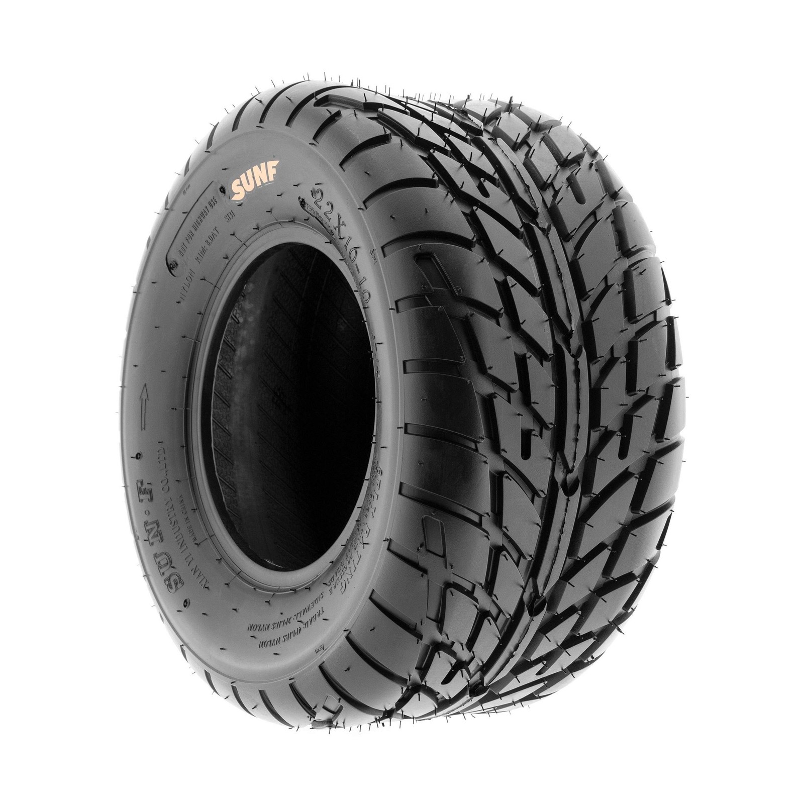 Set of 2 SunF A021 Lawn Tractor Tires 18×9.5-8, 6 ply, Tubeless