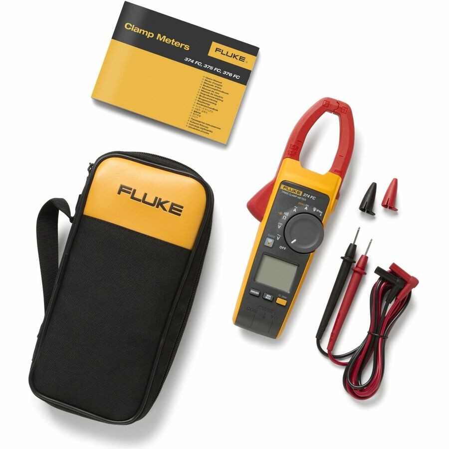 Fluke Networks 374 FC True-RMS AC/DC Clamp Meter (4696001)