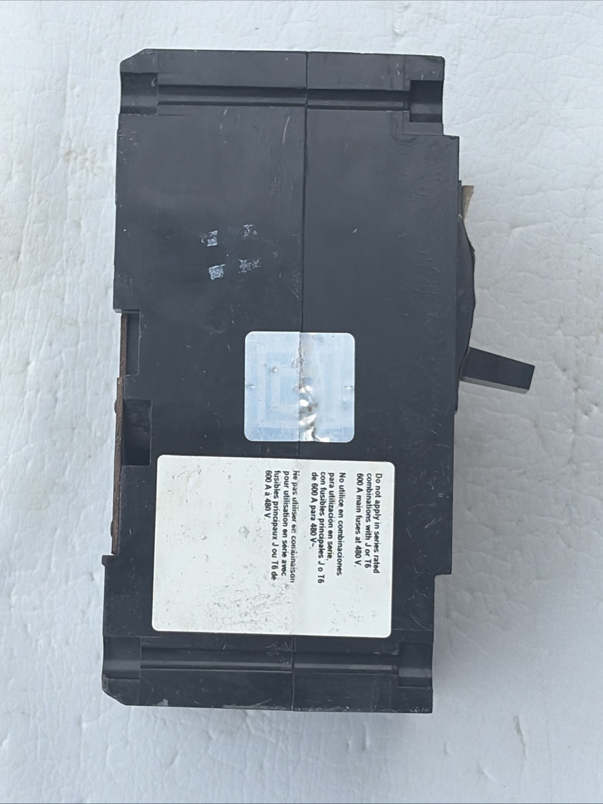 SQUARE D FHP36060 Circuit Breaker 60A, 600 VAC, 3-POLE *GREAT CONDITION*