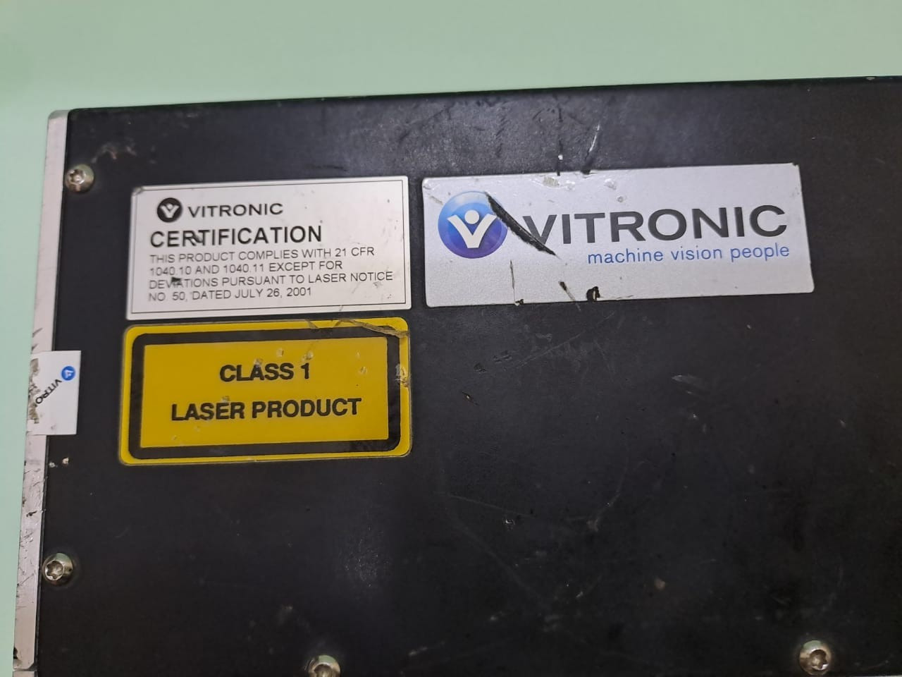 VITRONIC 91180 Version 2.4.3 Machine Vision Laser