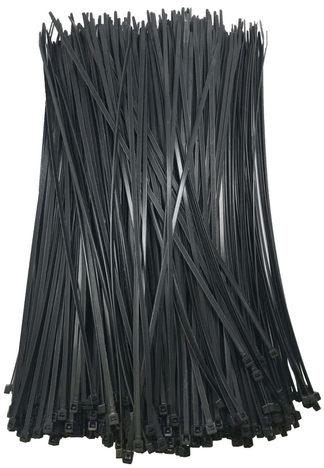 (100) Black 14″ Inch Nylon Cable Wire Wrap Zip Ties 50 LBS UV Resistant – USA