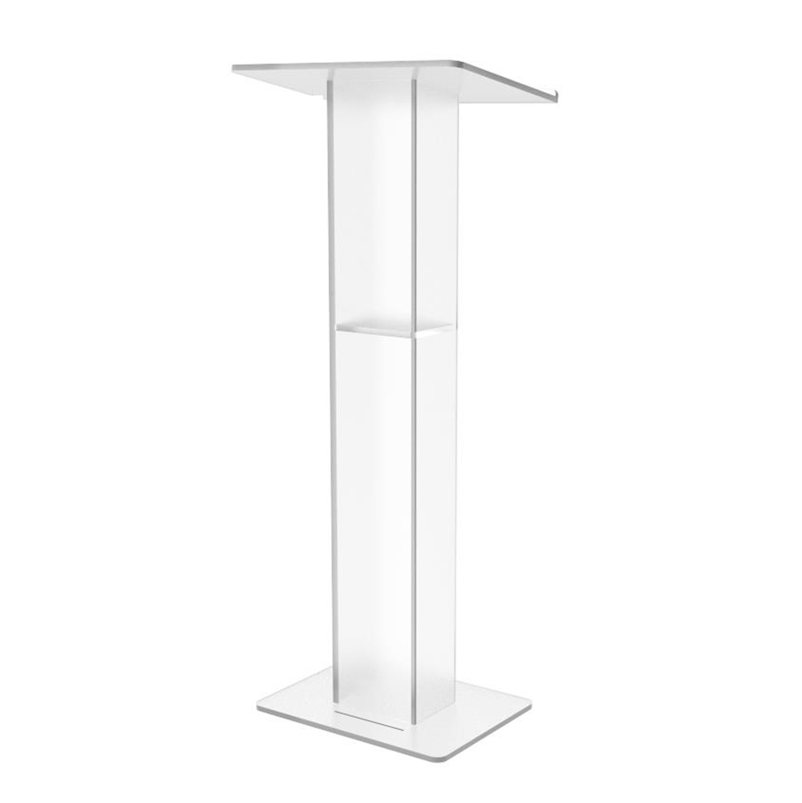 Assembled 18″W X 12″D X 42.5″H Acrylic Podium Plexiglass Church School Lectern
