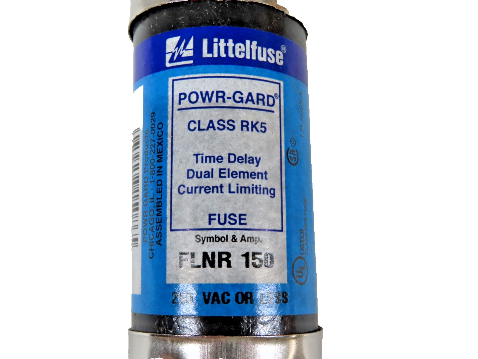 Littelfuse FLNR 150 POWR-GARD Class RK5 Time-Delay Fuse 250V 150A (Qty 1)