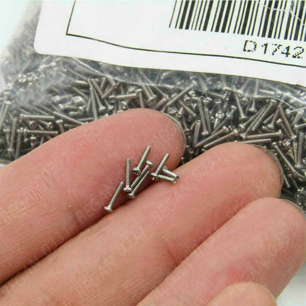 NEW M1 M1.2 M1.4 M1.6 Stainless Steel Cross Pan Head Electronic Small Screw Bolt