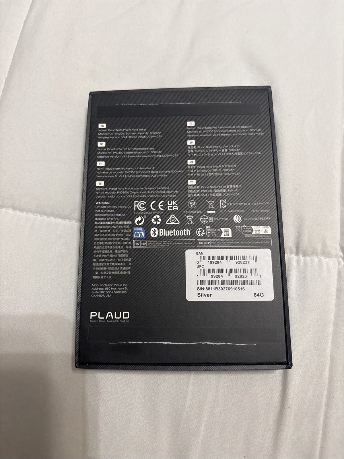 Plaud note Pro