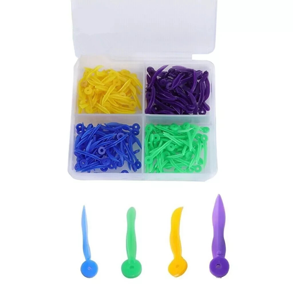 200 Pcs Dental Tooth Gap Wedge Disposable With Hole Diastema Wedges Wave Shape