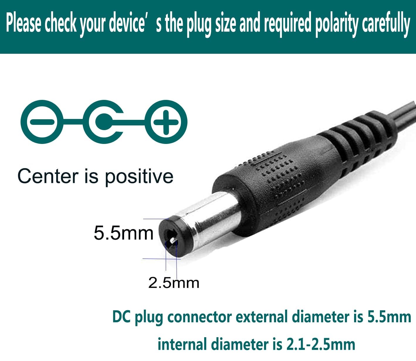 12V 5A Power Supply Adapter 100-240V 50-60Hz AC to DC ﻿ Converter 12 Volt 5 Amp