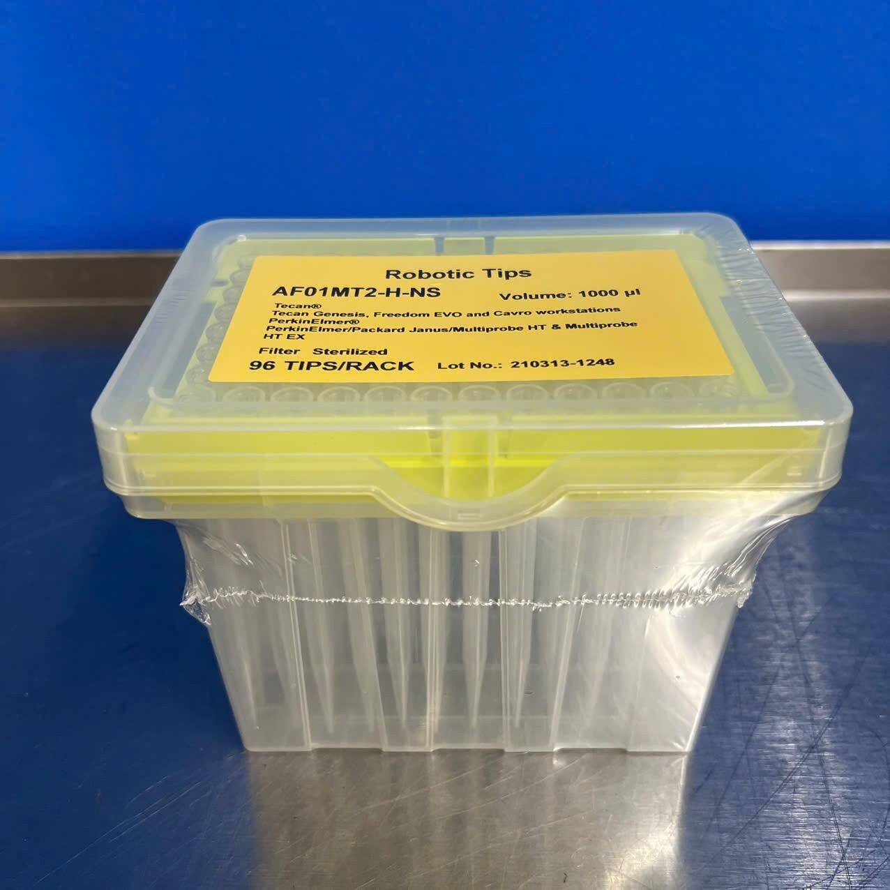 GEB AF01MT2-H-NS 1000μL Pre-Sterilized for Tecan Robotic Liquid Handler LiHa