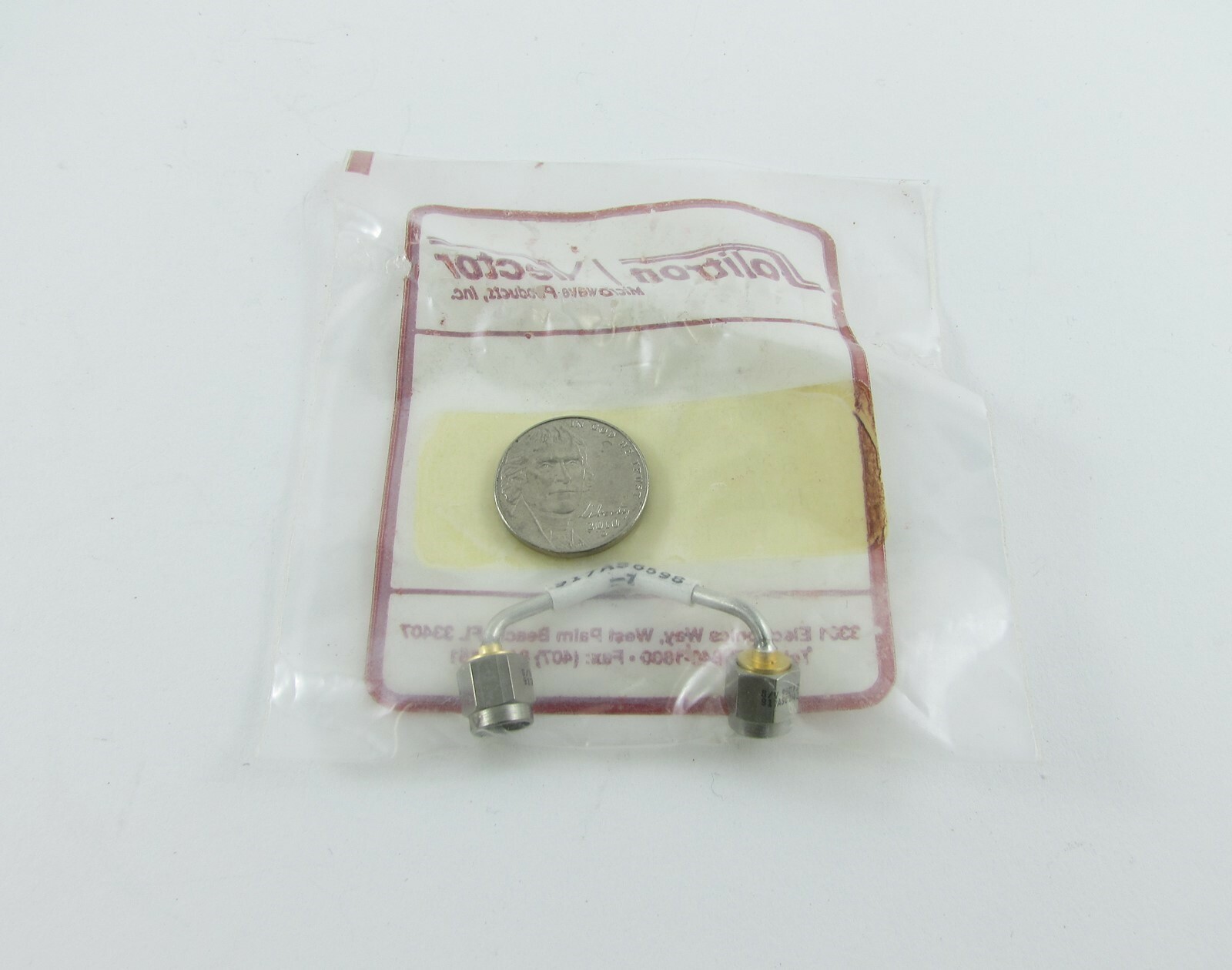 Lot of (5) SV Microwave 7013-0362 SMA-M to SMA-M Semi-Rigid SS Cable Assemblies
