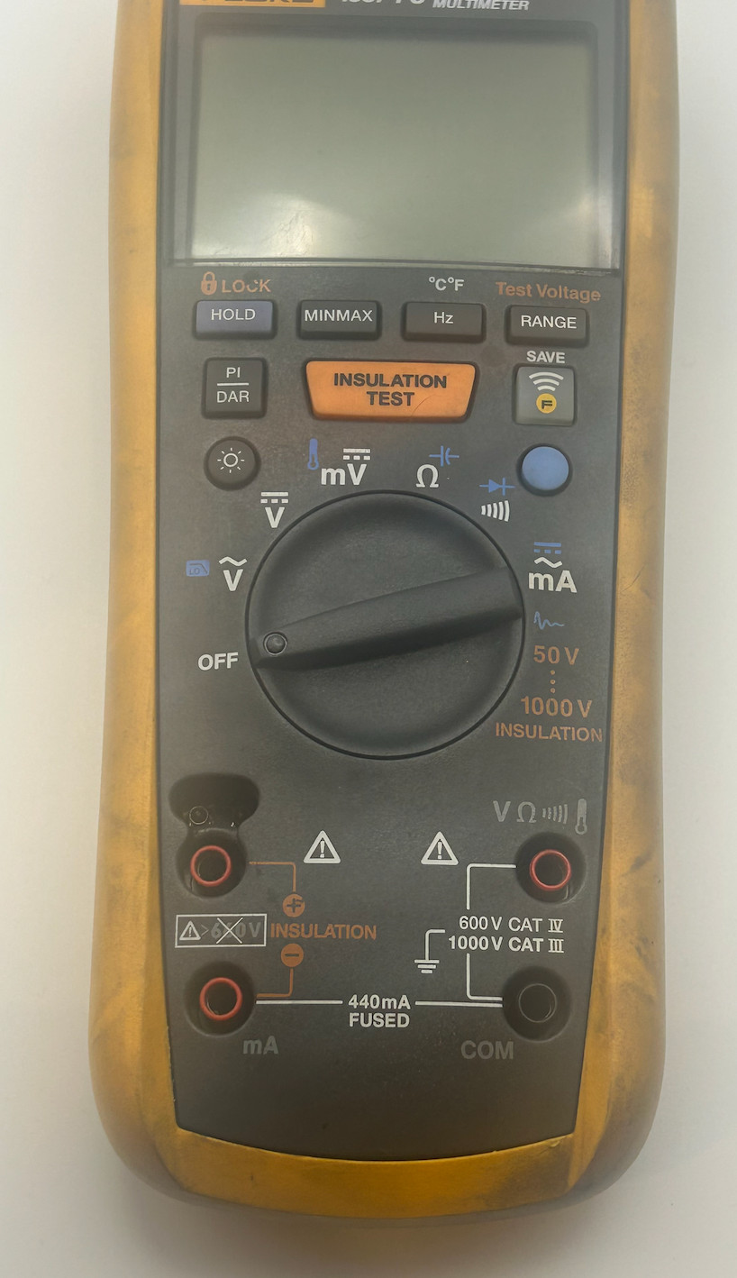 Fluke 1587 FC Insulation Multimeter Megohmmeter DMM Tested Works Perfect – Used