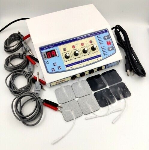 Electrotherapy 4 Channel Therapy Machine Digital Unit Home Use Model Dynopluse $