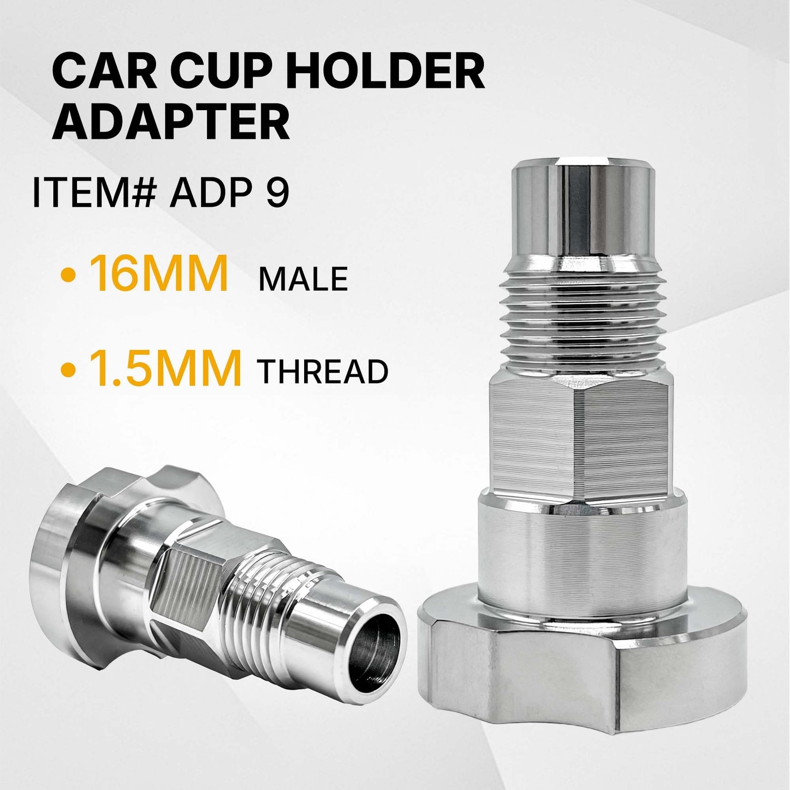 LAUCO Spray Gun Paint System Stainless Steel Adapter (9) (Aftermarket)