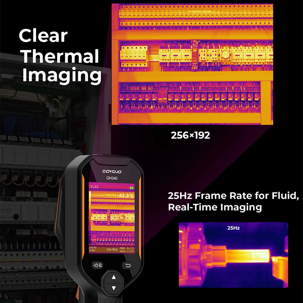 GOYOJO Handheld Thermal Camera 340×340 240×240 Resolution For Mobile Repair