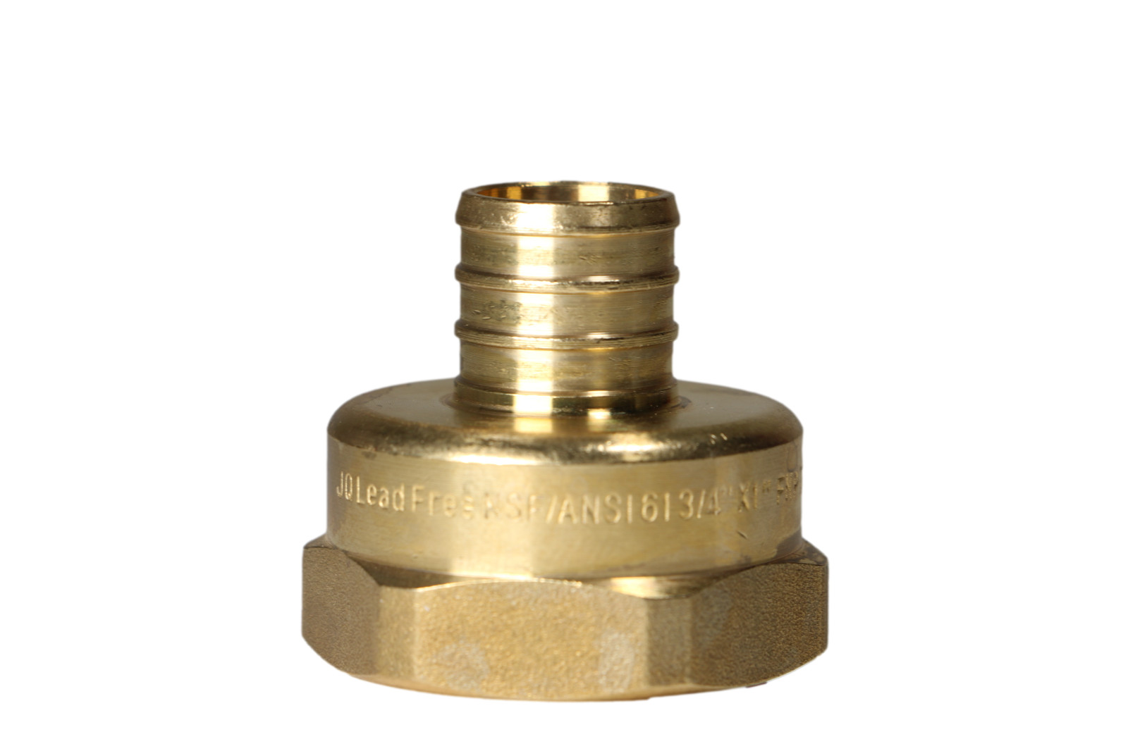 25) 3/4″ PEX X 1″ FEMALE NPT ADAPTER, LEAD FREE BRASS CRIMP FITTINGS, PEX B