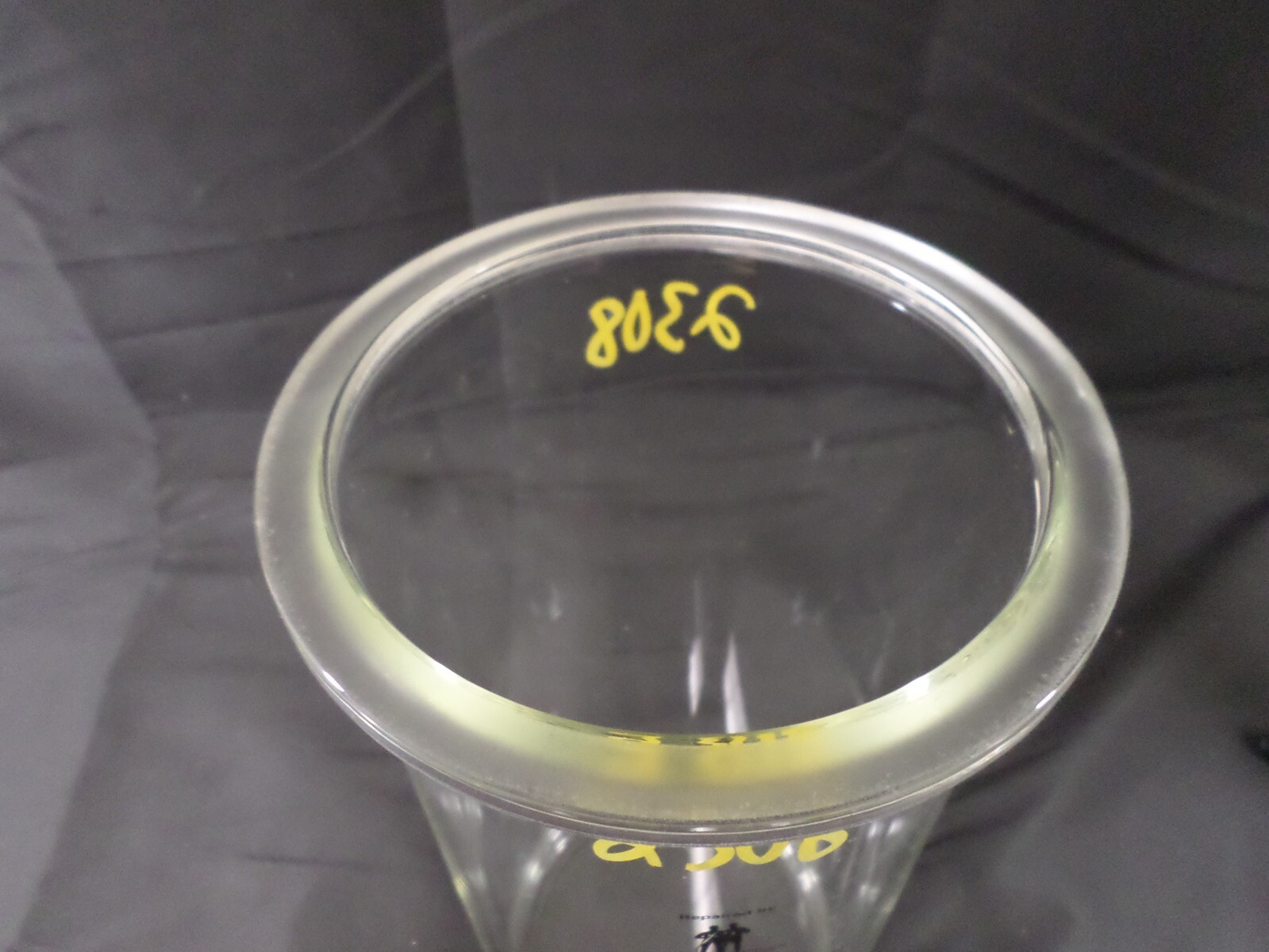 A&C 4000mL Cylindrical Flat Bottom Reaction Flask With Flat Flange 335mm Height
