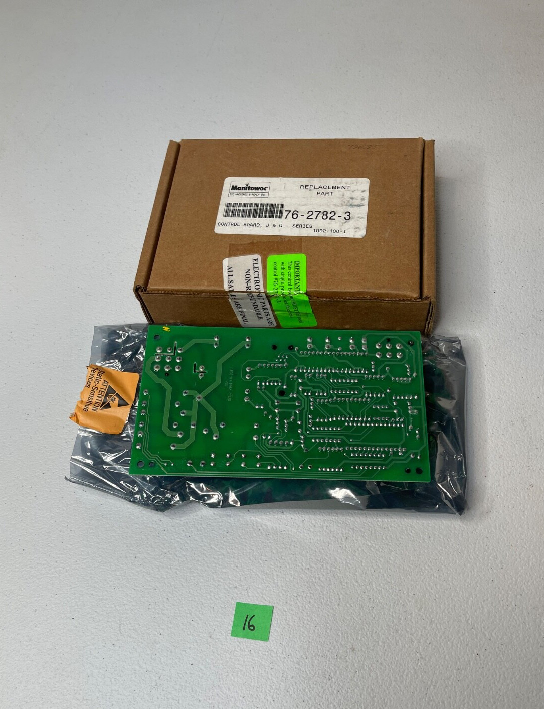 Manitowoc 1092-100-I 76-2782-3 Ice Maker Control Board