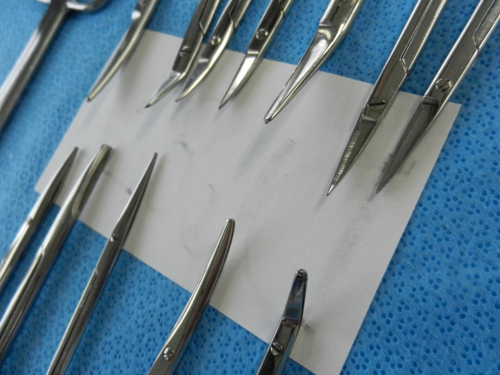 D6822 V. Mueller Codman Surgical Scissors Curved and Straight Lot of 13